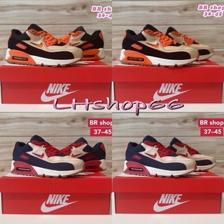 รองเท้าผ้าใบ N Air Max 90 OG ‘infrared’งานHiend พร้อมอุปกรณ์ ใสออกกำลังกาย ใสวิ่ง ใส่เทียว รองเท้ากีฬา รองเท้าของผู้หญิง