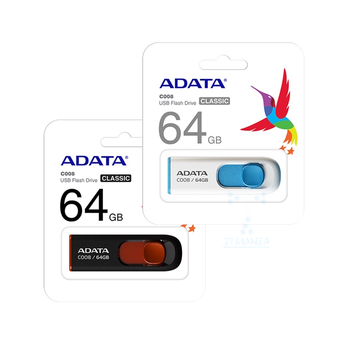 ADATA  C008 Capless Sliding USB Flash Drive