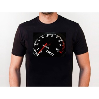 ราคาระเบิดT-Shirt Toyota TRD Meters Black 01 100% Cotton Roundneck Lengan Pendek/Short Sleeve T Shirt/Baju  Men//S-3XL