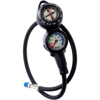 CRESSI CONSOLE CP2 COMPASS+PRESSURE GAUGE BAR-เกจ์ทิศทางและแรงดัน มาตรทิศทางและแรงดัน อุปกรณ์ดำน้ำ