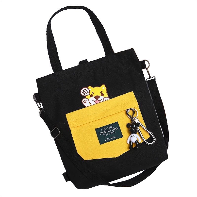 AMELIA HAMSTER TOTE BAG - กระเป๋าโท้ตผู้หญิงมัลติฟังก์ชั่น (สามารถเป็นกระเป๋าเป้สะพายหลัง / Slingbag