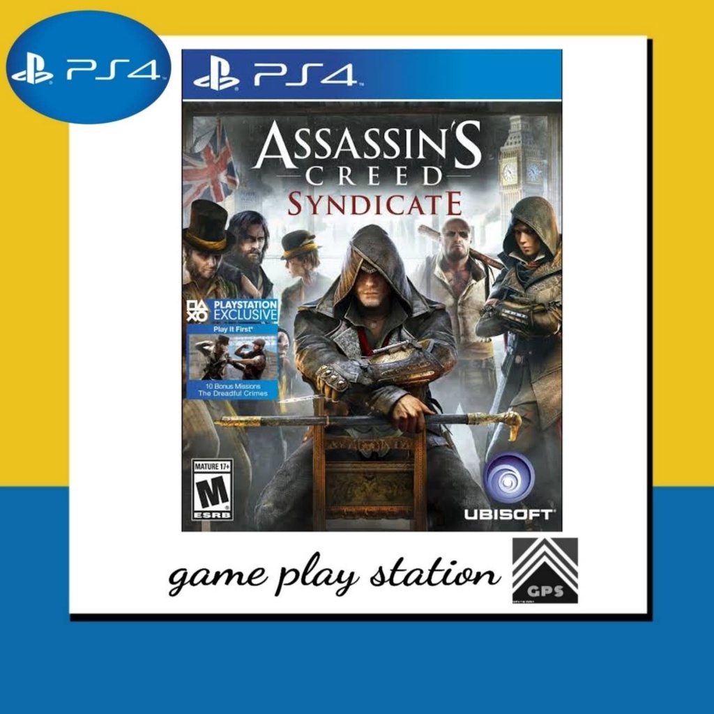 ps4 assassin's creed syndicate ( english zone 1 ) Shopee Thailand