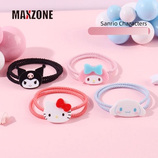 Maxzone ยางรัดผมแฟชั่น ลายคิตตี้ Cinnamoroll Kuromi Melody Sanrio น่ารัก