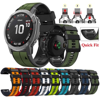 สายนาฬิกาข้อมือซิลิโคน 26 มม. 22 มม. คุณภาพสูง สําหรับ Garmin Descent G1 Solar Mk1 Mk2 Mk2i Forerunner 965 955 945 935 Epix 2 Pro