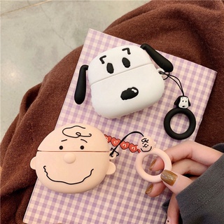 เคสหูฟังซิลิโคน ลายการ์ตูน Snoopy Charlie น่ารัก สําหรับ AirPods Pro Generation