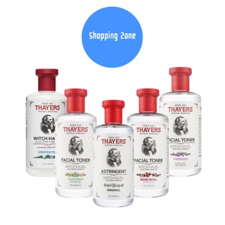 Thayers Witch Hazel Toner โทนเนอร์เทเยอร์ สูตร Original, Rose Petal, Cucumber, Lavender, Unscented มี2 ขนาด [355 ml][89]