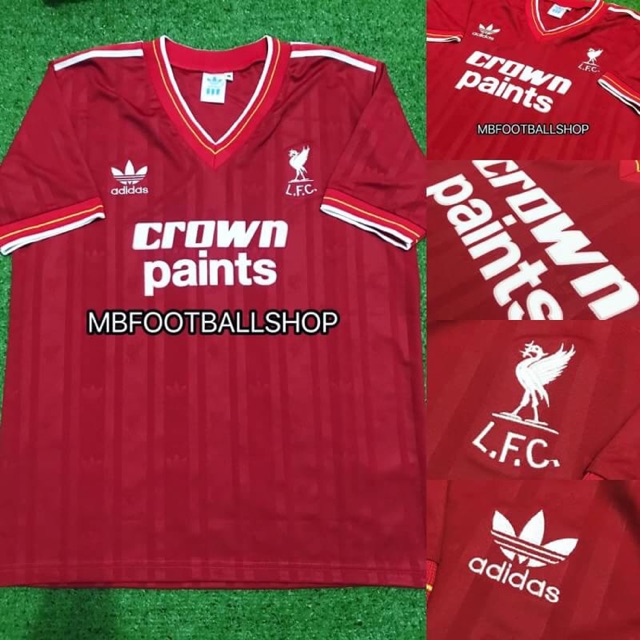 เสื้อลิเวอร์พูล Liverpool Home 1985-1987.