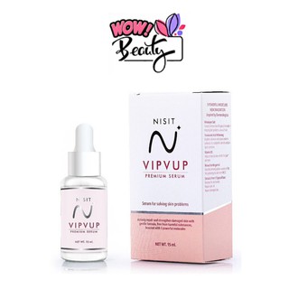 Nisit vipvup นิสิต วิบวับ พรีเมี่ยม เซรั่มขนาด 15 ml.