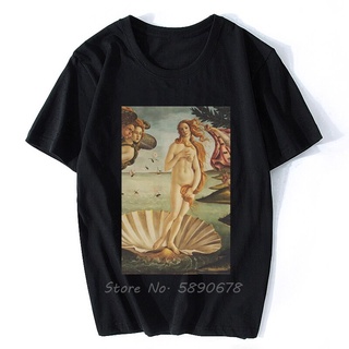 เสื้อยืด พิมพ์ลาย The Brith Of Venus By Sandro Botticelli สไตล์วินเทจS-5XL