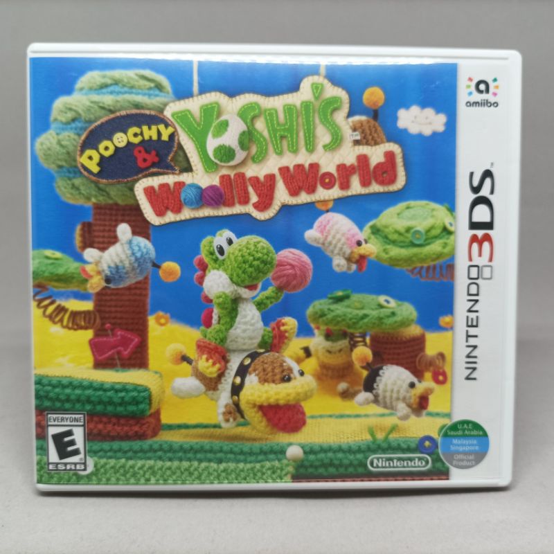 Poochy & Yoshi's Woolly World | Nintendo 3DS | Original USA | English | ใช้งานปกติ