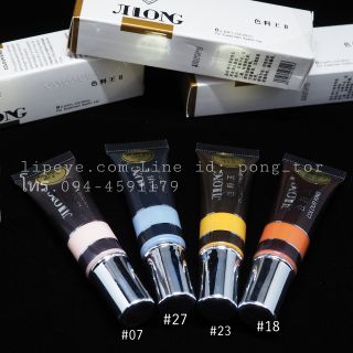 🇹🇭สีJILONG สัก เฉดสีแก้คิ้วดำสินค้าพร้อมส่ง