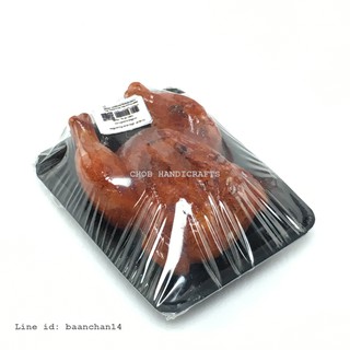 baanchan14 ของจิ๋ว ไก่ย่างจิ๋ว โมเดลไก่ย่างจิ๋วทั้งตัว ของเล่น miniature dollhouse ของตกแต่งบ้านา ร้านอาหาร พร๊อพถ่ายรูป