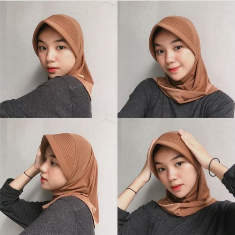 Bergo PREMIUM JERSEY/ SHORT SPORTY HIJAB/ BERGO SNADA SALUR SPORTY HIJAB / SPORTY HIJAB / INSTANT HI