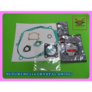 SUZUKI RC110 CRYSTAL SWING ENGINE GASKET COMPLETE SET // ปะเก็นเครื่อง ชุดใหญ่ สินค้าคุณภาพดี