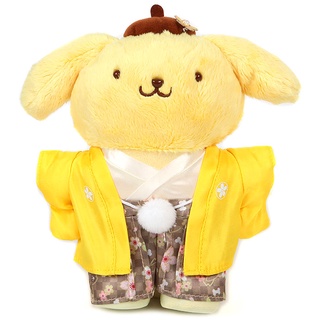 ตุ๊กตา Sanrio Japanese Kimono &amp; Sakura Series แบบ Pompompurin ขนาด 13.5 x 9.5 x 20 ซม.