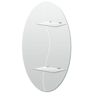 Plain Mirrors กระจกเงา ชั้นวาง MOYA YJ-301A 58X78 ซม. กระจกใสไม่หลอกตา