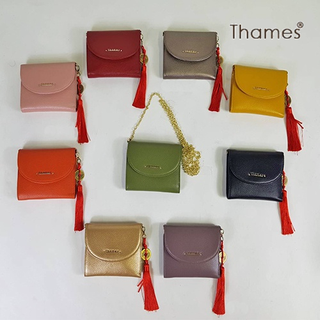 Thames กระเป๋าสตางค์หนังแท้  กระเป๋าใบจิ๋ว Wallets-TH60274