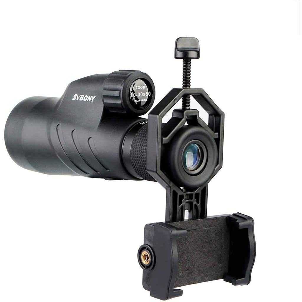 SVBONY SV45 10-30x50 ซูมตาข้างเดียวกับ BaK4 ปริซึมครบเคลือบหลายชั้นกันน้ำพลังงานสูงขนาดเล็กขอบเขตการ