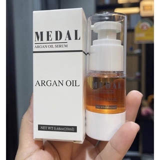 เซรั่ม Medal เซรั่มบำรุงผมอาร์แกนออยล์นำเข้าผมเงาขึ้นสามเท่า ขนาด 20ml