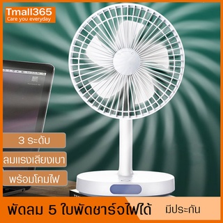 พัดลม พร้อมโคมไฟLED Fan and LED พัดลมพกพา พัดลมตั้งโต๊ะ พัดลม 6 นิ้ว ใช้ที่บ้าน หอพัก นักเรียน ข้างเตีอง