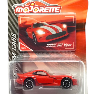 Majorette Dodge SRT Viper - Red Color /Wheels D6CSBWL /scale 1/60 (3 inches) Package with Card