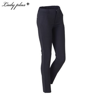 Lady Plus กางเกงขายาว | Long Pants 9749PL กางเกงทำงาน กางเกงทรงสลิม สีดำ