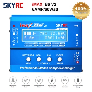 Skyrc IMAX B6 V2 6A 60W อุปกรณ์ชาร์จแบตเตอรี่ สําหรับ DJI Mavic/Inspire