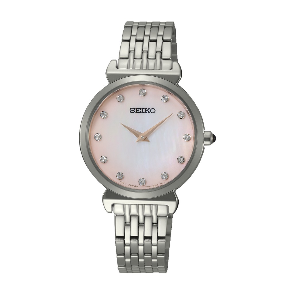 Seiko SFQ803P1 นาฬิกาข้อมือผู้หญิง Quartz Women's Watch