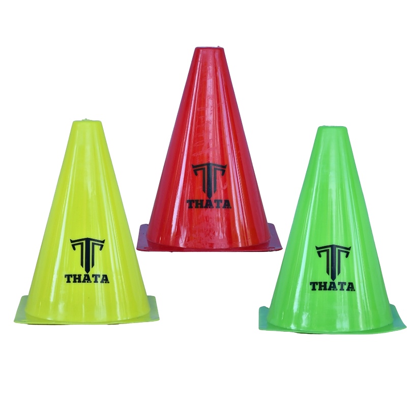 พร้อมส่งไทยถึงเร็วสุดใน 1-2วัน กรวยฝึกซ้อม มาร์คเกอร์ ไซส์กลาง สูง 18 ซม. Markers Cone Medium 18 cm. กรวยฝึกซ้อมกีฬา