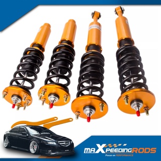 maXpeedingrods Coilovers ชุดโช๊คอัพ สำหรับ Honda Accord 2003-2007 Acura TSX โช๊คอัพรถยนต์ โช๊คหลัง โช๊คหน้า โช๊ค