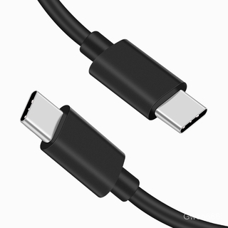 c ถึง c สายเคเบิลข้อมูล usb-c PD สายชาร์จแบบเร็ว Type C ถึง Type C การชาร์จแบบขั้วต่อคู่ 3A ชายเป็นชาย nlhZ