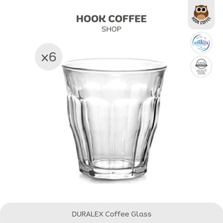 DURALEX Picardie Clear Glass 22 cl 7 3/4oz (220 ml) - แก้วน้ำ/กาแฟ (ชุด 6 ใบ)