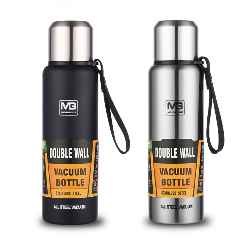 Please COD Outdoor Large Capacity Thermos Bottle of Stainless Steel ...