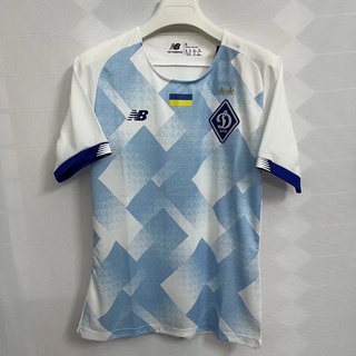 เสื้อกีฬาแขนสั้น ลายทีมชาติฟุตบอล Kyiv Dynamo White พรีเมี่ยม AAA ไซซ์ S - XXL