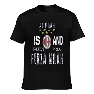 ใหม่ล่าสุด เสื้อยืด ผ้าฝ้าย พิมพ์ลาย Ac Milan Our Pride สําหรับผู้ชาย