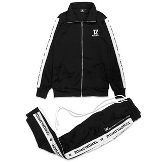 TZWORLDWIDE TRACKSUIT - BLACK ก้อปโค้ด TZJUN44 400 ลด 400 เมื่อช้อปครบ 3000