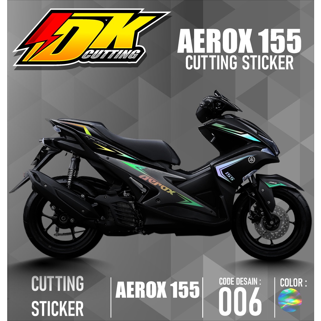 สติ๊กเกอร์ตัด AEROX 155 DK-06