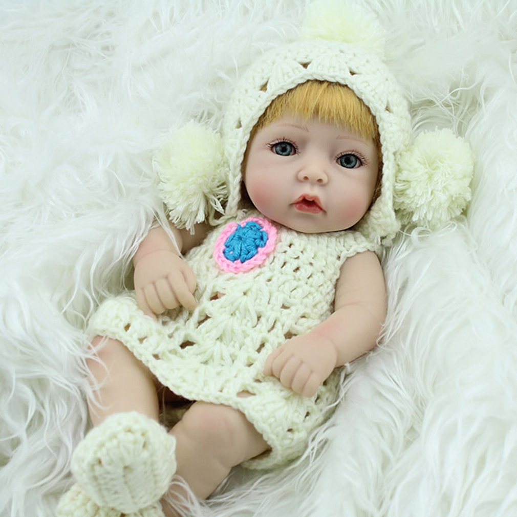 ﹍🌱kittyhome🌱28CM ตุ๊กตาเด็กทารก ซิลิโคน เหมือนจริง แฮนด์เมด + เสื้อผ้า
