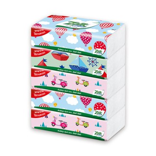 ซิลค์ ซอฟท์บ๊อกซ์ กระดาาษเช็ดหน้า 120 แผ่น (5 กล่อง) Silk Soft Box Facial Tissue 120 sheets (5 boxes)