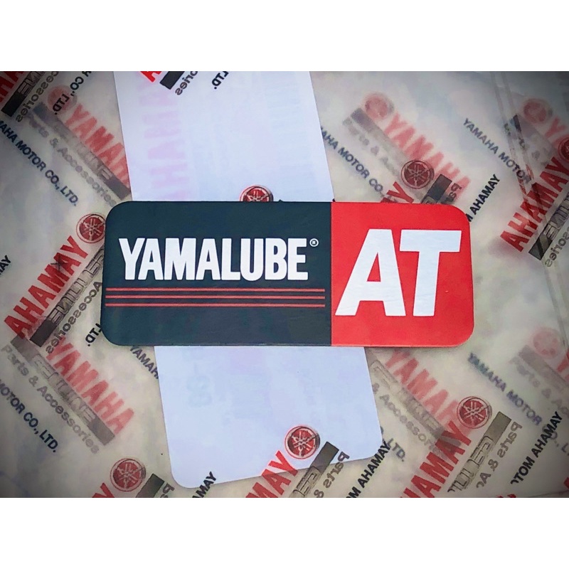 สติ๊กเกอร์ ยามาลู้ป เอที YAMALUBE AT STICKER แท้ศูนย์ยามาฮ่า 100%
