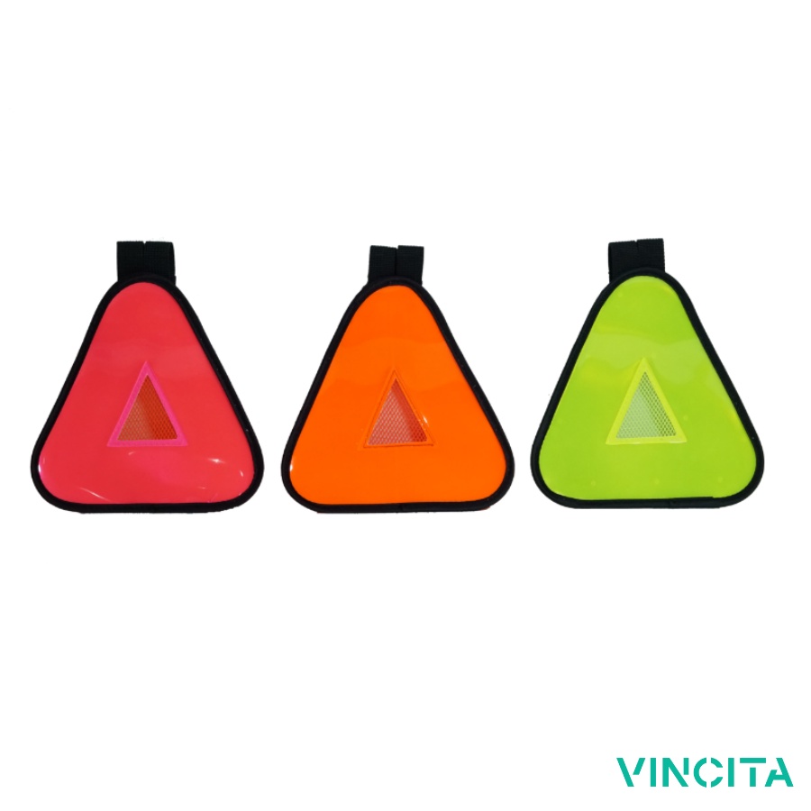 Vincita แถบสะท้อนแสงรูปสามเหลี่ยม สะท้อนเเสงในเวลากลางวัน (R08A) การรับประกันสินค้า1ปี
