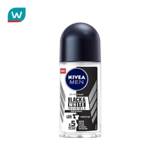 Nivea นีเวีย เมน ดีโอ แบล็ค แอนด์ ไวท์ โรลออน 50 มล.