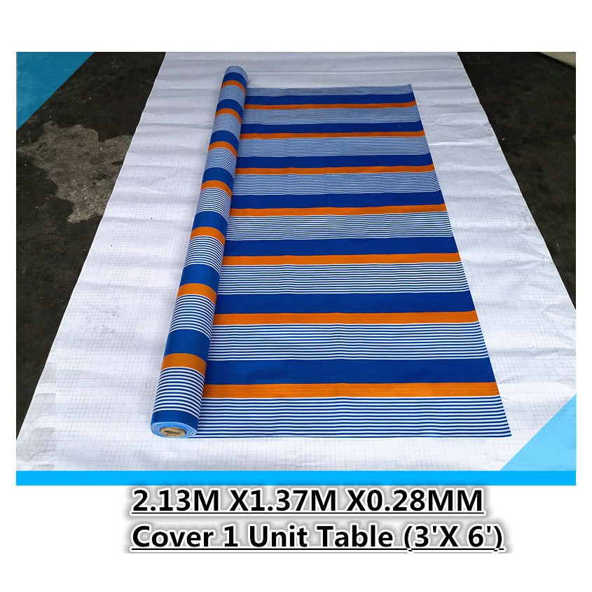 Itop ตาราง 2.13m x 1.37m x 0.28mm ตารางผ้าสําหรับ Night Bazaar Night Market