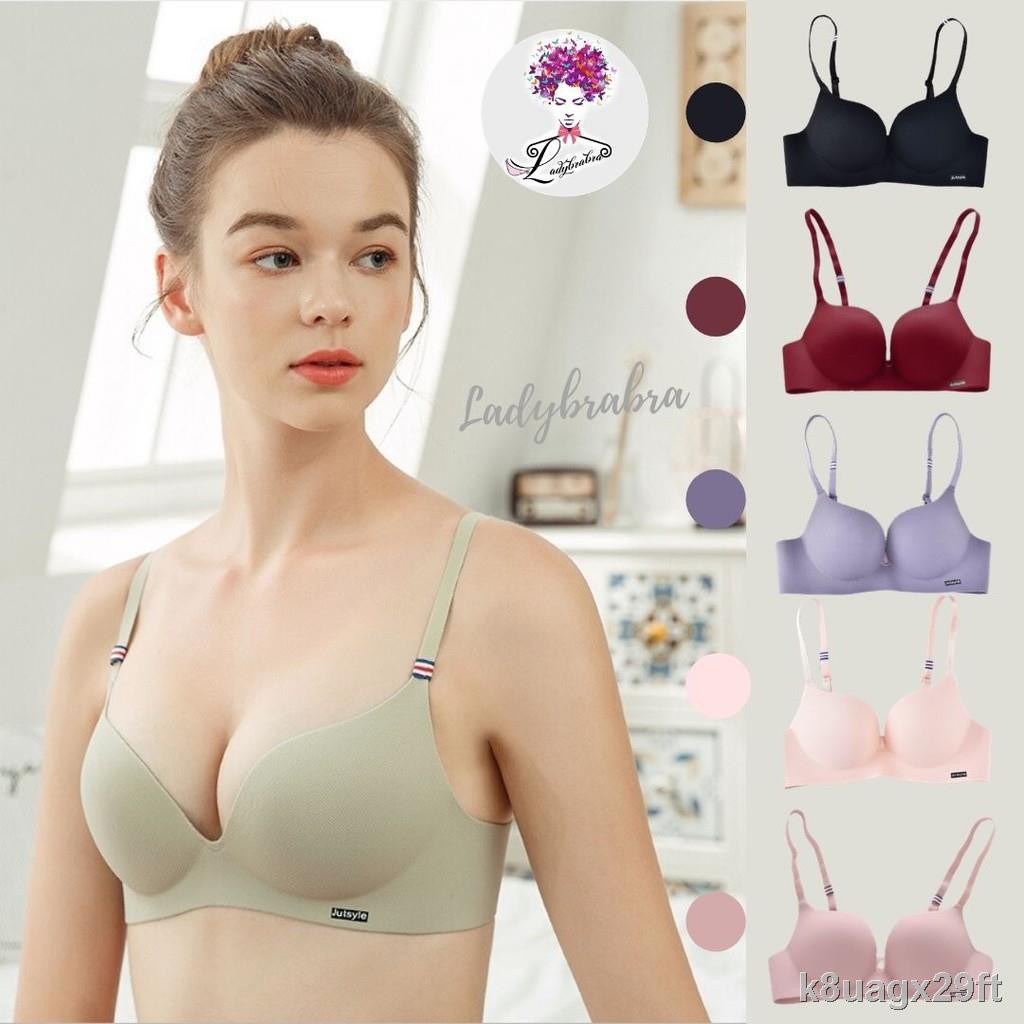 ชุดชั้นใน sister ℗VR-201 เสื้อชั้นใน ไร้โครง บราไร้โครง ผ้าสวมใส่สบาย เสื้อในฟองน้ำในตัว [Ladybrabra