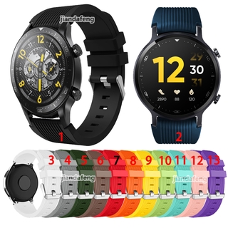 สายนาฬิกาข้อมือ ซิลิโคน แนวตั้ง สําหรับ realme Watch S Pro