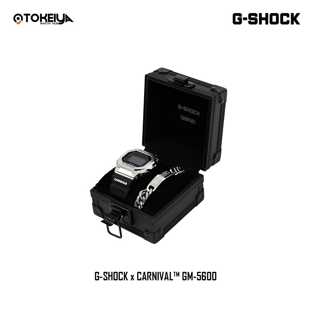 G-SHOCK นาฬิกาข้อมือผู้ชาย รุ่น G-SHOCK x CARNIVAL™ GM-5600 LIMITED EDITION  สินค้าใหม่ ของแท้ รับประกันศูนย์ 1 ปี