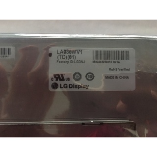 หน้าจอแสดงผล LCD SZ LA080WV1(TD)(01)