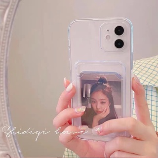 เคสใสใส่บัตร เคส realme 9i A76 realme c53 c3 5 5i c12 c15 c25 c35 c30 c30s redmi note11 note11s redmi 10c 9i เคสใส่บัตร