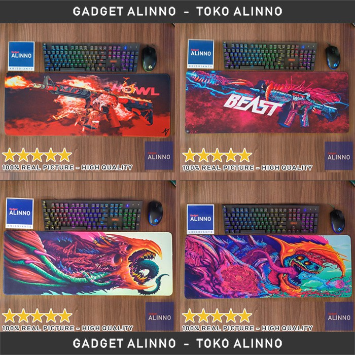GAMING MOUSEPAD EXTENDED LONG WIDE LARGE XL SKIN CSGO HYPERBEAST LONG MOUSE BASE