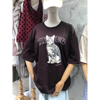 เสื้อยืดโอเวอร์ไซต์ งานแมว KITTEN